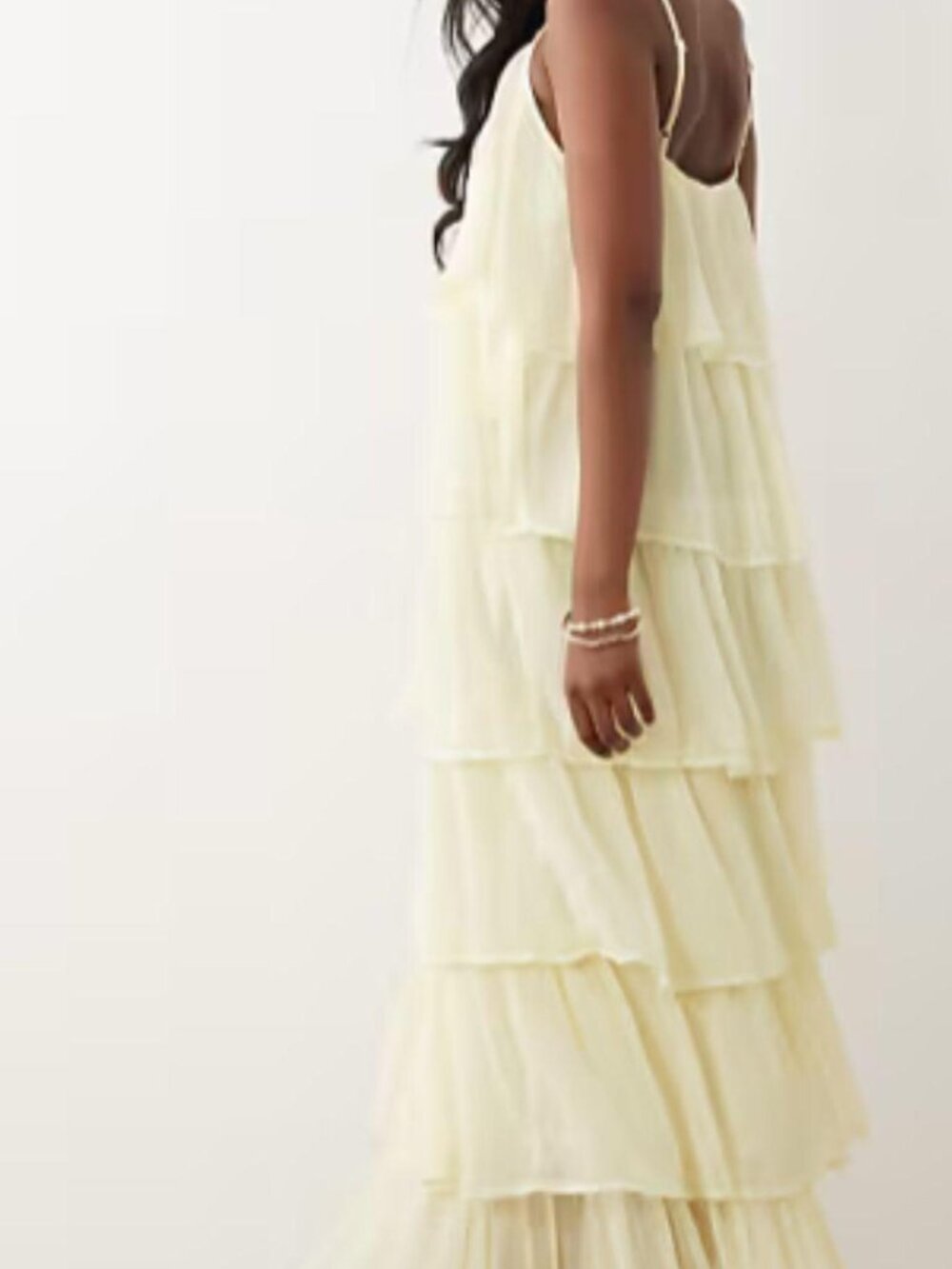 Vila Women's Yellow Summer dress